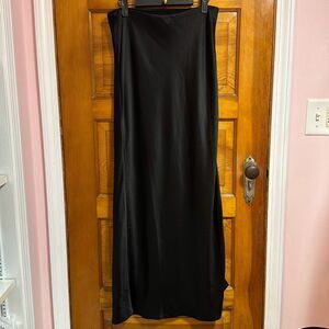 Madewell Black Maxi Skirt Long Slip Women’s US 4